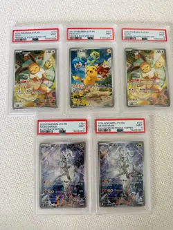 Pokemon Card Graded PSA 9 Lot of 5 - Image 1