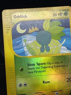 Oddish 97/147 Aquapolis 2002 Reverse Holo e-Series Pokemon Card TCG - Image 3