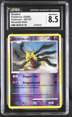 CGC 8.5 Giratina 2009 Platinum 28/127 Reverse Holo Pokemon Card - Image 1