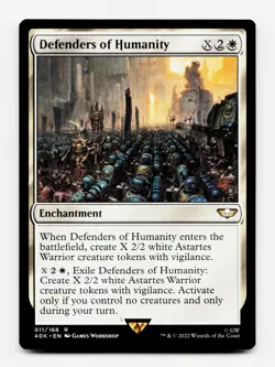 Defenders of Humanity - Universes Beyond: Warhammer 40,000 (40K) MTG Magic ⚪ - Image 1