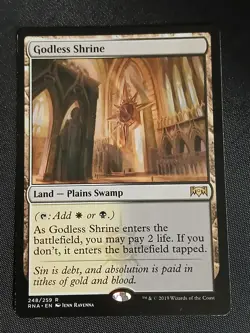 Godless Shrine #248 Ravnica Allegiance RNA Magic MTG LP - Image 1