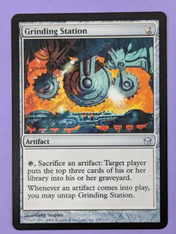 MTG Magic The Gathering: Fifth Dawn: Grinding Station #127/165 Uncommon - NM - Image 1