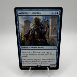 Wizards Archmage Emeritus - Strixhaven Rare Creature Blue Regular 037/275 - Image 1
