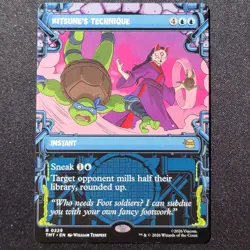 MTG- Kitsune's Technique (Showcase) - Teenage Mutant Ninja Turtles (TMT) - Image 1