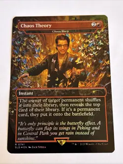 1x FOIL Chaos Theory (Chaos Warp) (0741) Secret Lair Drop SLD MTG Magic NM - Image 1