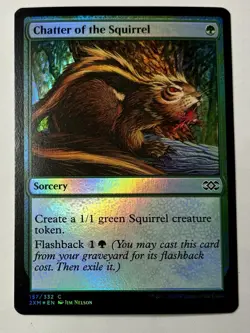 Chatter of the Squirrel Foil M/NM 2XM Magic The Gathering - Image 1