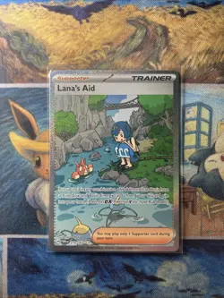 Pokemon TCG Lana's Aid 219/167 Twilight Masquerade Special Illustration - Image 1