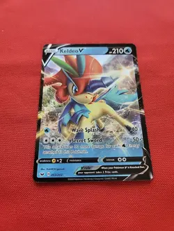Pokemon: Keldeo V #053/202 Ultra Rare Sword & Shield 2020 Nintendo - NM+ - D7 - Image 3