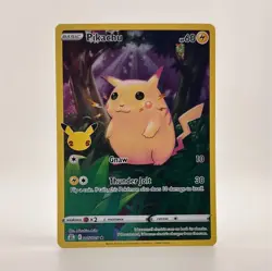 Pokemon Pikachu Celebrations Holo Rare 005/025 Basic HP60 Gnaw Thunder Jolt - Image 1