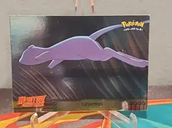 1999 Topps Pokemon the First Movie Legends Silver Foil #1 Blue Logo - Image 1