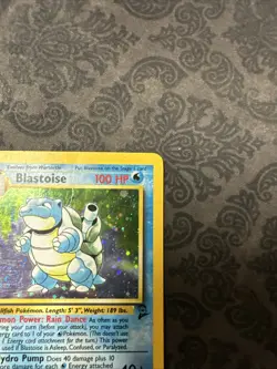 Pokemon TCG Blastoise Base Set 2 2/130 Holo Unlimited Holo Rare - Image 3