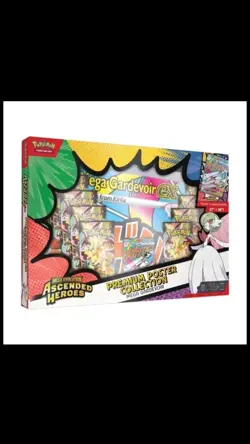 Pokemon TCG Ascended Heroes Premium Poster Collection Mega Gardevoir EX SEALED - Image 1