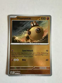 Hippopotas 039/088 - Reverse Holo - Pokemon TCG: Perfect Order - English NM - Image 1