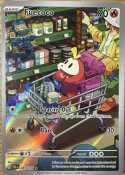 Pokemon Fuecoco Scarlet & Violet Paldea Evolved 201/193 Illustration Rare NM/LP - Image 1