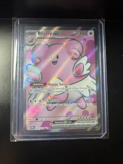 Pokemon TCG Blissey EX Twilight Masquerade Holo Rare Full Art - Image 1