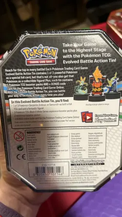 Sealed Pokemon 2011 Lot: Embroar Tin + Call of Legends Kyogre Blister Pack! - Image 2