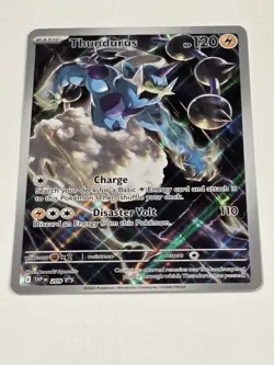 Thundurus 209 BLACK STAR PROMO NM Sv: Black Bolt Pokemon TCG Full Art HOLO - Image 2