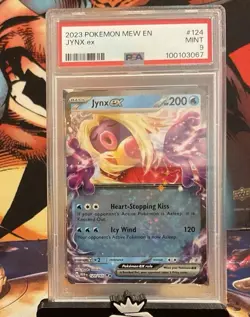 🔥2023 POKEMON #124 MEW EN JYNK ex SCARLET & VIOLET 151 PSA 9 MINT - Image 1