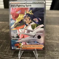 Iris's Fighting Spirit 292 / 217 SIR Pokemon Ascended Heroes NM FRESH PULL - Image 1