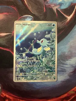 Pokemon TCG Horsea 067/064 Sv: Shrouded Fable Illustration Rare Holo NM 067/064 - Image 1