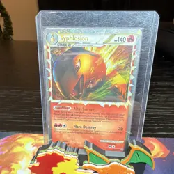 Pokemon Typhlosion PRIME Promo HGSS09 Holo 140 HP Flare Destroy - Image 1
