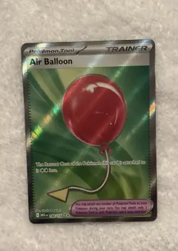 Air Balloon 166/132 Me01: Mega Evolution Holo Pokemon TCG Pack To Sleeve Pulled - Image 3