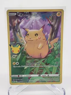 Pikachu 005/025 Celebrations Character Rare Pokemon TCG Near Mint (NM) - Image 1