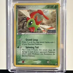 2005 Pokemon Yanma EX Unseen Forces 50/115 Reverse Holo CGC 9.5 - Image 2