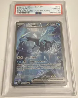 Pokemon Kyurem ex Black Bolt Special Illustration Rare Holo 165/086 PSA 10 - Image 1