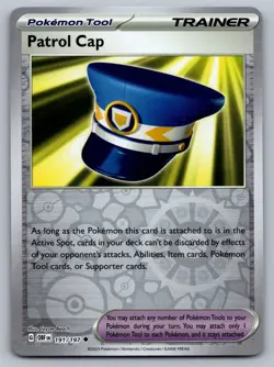 Pokemon TCG SV03: Obsidian Flames Patrol Cap 191/197 Reverse Holo - Image 1