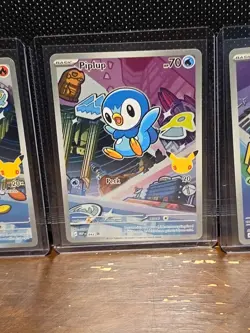 Pokemon First Partner Illustration Collection Turtwig Chimchar Piplup Promo - Image 3