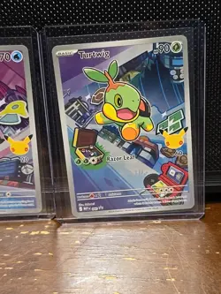 Pokemon First Partner Illustration Collection Turtwig Chimchar Piplup Promo - Image 4