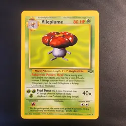 Pokemon Vileplume Jungle 31/64 Rare 80 HP WOTC 1999 English TCG(038) - Image 1
