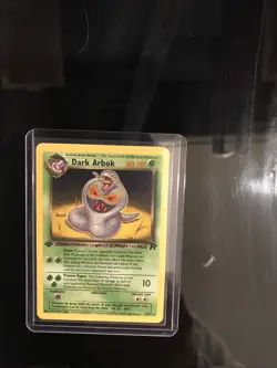 Dark Arbok 19/82 Team Rocket Pokemon TCG LP 1st edition - Non Holo - Image 1