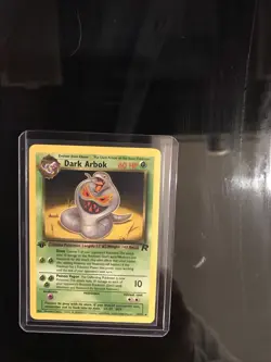 Dark Arbok 19/82 Team Rocket Pokemon TCG LP 1st edition - Non Holo - Image 2