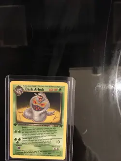 Dark Arbok 19/82 Team Rocket Pokemon TCG LP 1st edition - Non Holo - Image 3