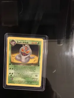 Dark Arbok 19/82 Team Rocket Pokemon TCG LP 1st edition - Non Holo - Image 4