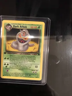 Dark Arbok 19/82 Team Rocket Pokemon TCG LP 1st edition - Non Holo - Image 5
