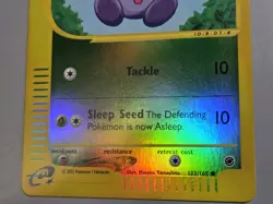 Pokemon Base Set Expedition #122/165 Reverse Holo ODDISH --never played-- - Image 4