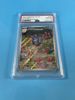 🚨 2024 Pokemon Paf EN-Paldean Fates Wugtrio #224/091 Illustration Rare PSA 10 - Image 2