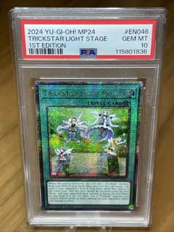 Yu-Gi-Oh - Trickstar Light Stage - MP24-EN046 QCR - PSA 10 (July 25) - Image 1