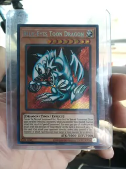 Yu-Gi-Oh! TCG Blue-Eyes Toon Dragon Spell Ruler SRL-EN000 Unlimited Secret Rare - Image 1