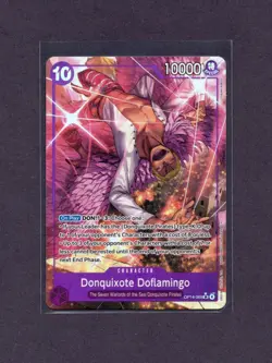 Donquixote Doflamingo Alternate Art SR OP14-069 The Azure Sea's Seven One Piece - Image 1