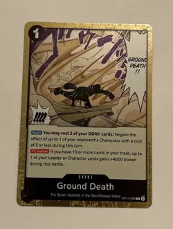 One Piece TCG Ground Death OP14-096 Foil The Azure Sea’s Seven NM - Image 1