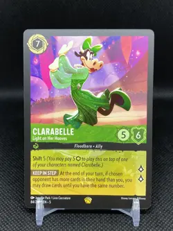 Clarabelle Light on Her Hooves 84/204 Legendary Disney Lorcana Shimmering Skies - Image 1