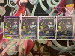 Union Arena 4x Evangelion Test Type-01 Spear of Gaius Foil UE15BT/EVA-1-033 NM - Image 1
