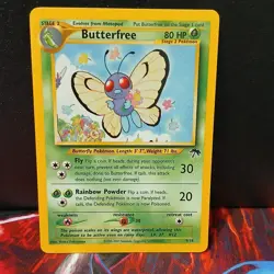 Pokemon TCG Butterfree Southern Islands Promo Card 09/18 LP+ Condition - Image 1