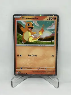 Charmander ASC 020/217 Cosmos Holo SWIRL Promo Ascended Hero’s Pokemon Card NM - Image 1