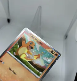 Charmander ASC 020/217 Cosmos Holo SWIRL Promo Ascended Hero’s Pokemon Card NM - Image 2