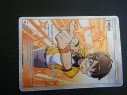 Full Art Judge 209/214 SM Sun Moon Lost Thunder Pokemon Card Ultra Rare NM - Image 1